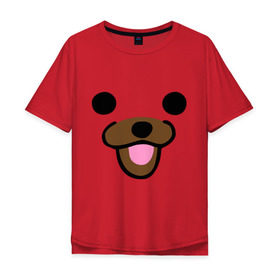 Мужская футболка хлопок Oversize с принтом Pedobear , 100% хлопок | свободный крой, круглый ворот, “спинка” длиннее передней части | pedobear | детведь | интернет мем | педабир | педведь | педобер | педобир | педомедведь | педомедвеь | пидобир | чадомиша