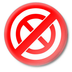 Значок с принтом Запрещено запрещать ,  металл | круглая форма, металлическая застежка в виде булавки | запрет | запретить | запрещать | запрещено | знаки