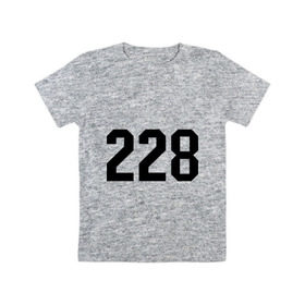 Детская футболка хлопок с принтом 228 (4) , 100% хлопок | круглый вырез горловины, полуприлегающий силуэт, длина до линии бедер | noggano | rap | ноггано | реп