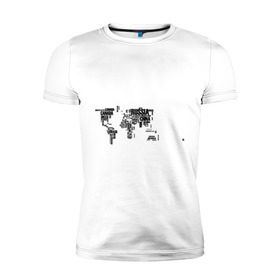 Мужская футболка премиум с принтом Карта Мира , 92% хлопок, 8% лайкра | приталенный силуэт, круглый вырез ворота, длина до линии бедра, короткий рукав | земля | карта мира | надписи | страны