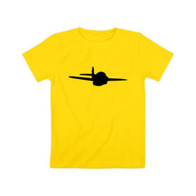 Детская футболка хлопок с принтом Авиация (3) , 100% хлопок | круглый вырез горловины, полуприлегающий силуэт, длина до линии бедер | авиаторы | авиация | армейские | армия | ввс | военно | военные подразделения | воздушные | россия | самолет | силы