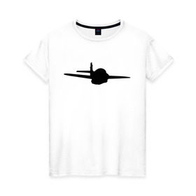 Женская футболка хлопок с принтом Авиация (3) , 100% хлопок | прямой крой, круглый вырез горловины, длина до линии бедер, слегка спущенное плечо | авиаторы | авиация | армейские | армия | ввс | военно | военные подразделения | воздушные | россия | самолет | силы