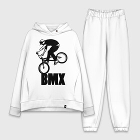Женский костюм хлопок Oversize с принтом BMX 3 ,  |  | bmx | free style | бмэкс | велик | вело | велосипедист | фристайл | экстрим | экстримальный