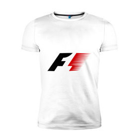 Мужская футболка премиум с принтом Formula 1 , 92% хлопок, 8% лайкра | приталенный силуэт, круглый вырез ворота, длина до линии бедра, короткий рукав | формула 1