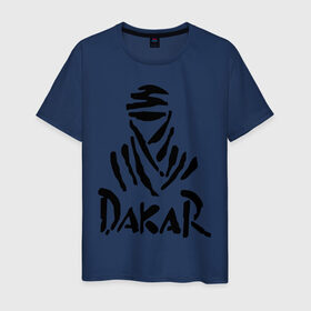 Мужская футболка хлопок с принтом Rally Dakar , 100% хлопок | прямой крой, круглый вырез горловины, длина до линии бедер, слегка спущенное плечо. | rally dakar | авто | авто2012 | автогонки | гонки | ралли | ралли дакар