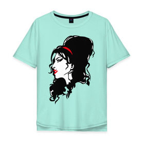 Мужская футболка хлопок Oversize с принтом Amy Winehouse , 100% хлопок | свободный крой, круглый ворот, “спинка” длиннее передней части | Тематика изображения на принте: живая музыка | импровизация | певица | певица эми уайнхаус.джаз | саксофон