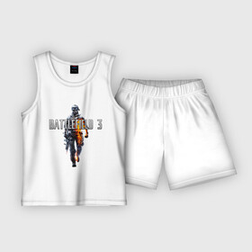 Детская пижама с шортами хлопок с принтом Battlefield 3 ,  |  | battlefield | компьютерные игры