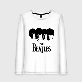 Женский лонгслив хлопок с принтом The Beatles , 100% хлопок |  | 60s | 60е | beatles | rock | битлз | битлы | леннон | ленон | макартни | музыка | ретро | рок