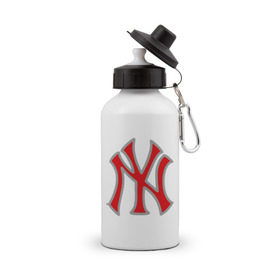 Бутылка спортивная с принтом NY Yankees red , металл | емкость — 500 мл, в комплекте две пластиковые крышки и карабин для крепления | baseball | major league basebal | mlb | ny | staten island | yankees | америка | бейсбол | бита | главная лига бейсбола | нью йорк янкиз | статен айленд | сша | янки