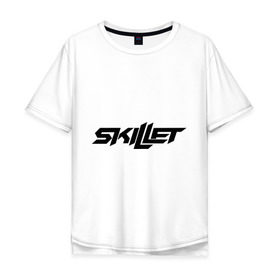 Мужская футболка хлопок Oversize с принтом Skillet logotip , 100% хлопок | свободный крой, круглый ворот, “спинка” длиннее передней части | skillet | toplanding | альтернативный рок | лого | логотип | рок | рок группа | рок группы | симфонический рок | христианский рок