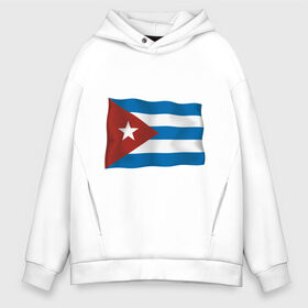 Мужское худи Oversize хлопок с принтом Куба флаг , френч-терри — 70% хлопок, 30% полиэстер. Мягкий теплый начес внутри —100% хлопок | боковые карманы, эластичные манжеты и нижняя кромка, капюшон на магнитной кнопке | Тематика изображения на принте: cuba | куба | куба афиша | кубинский флаг | республика куба | флаг | флаг кубы | флаги