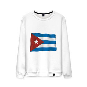 Мужской свитшот хлопок с принтом Куба флаг , 100% хлопок |  | cuba | куба | куба афиша | кубинский флаг | республика куба | флаг | флаг кубы | флаги