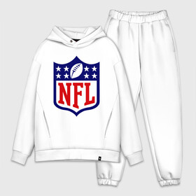 Мужской костюм хлопок OVERSIZE с принтом NFL ,  |  | американский футбол | регби