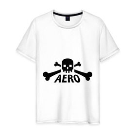 Мужская футболка хлопок с принтом Aero yo(1) , 100% хлопок | прямой крой, круглый вырез горловины, длина до линии бедер, слегка спущенное плечо. | 
