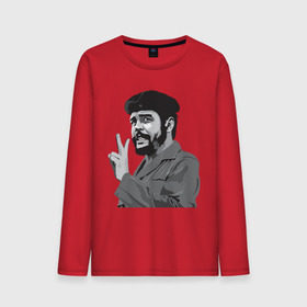 Мужской лонгслив хлопок с принтом Peace Che Guevara , 100% хлопок |  | че гевара