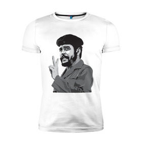 Мужская футболка премиум с принтом Peace Che Guevara , 92% хлопок, 8% лайкра | приталенный силуэт, круглый вырез ворота, длина до линии бедра, короткий рукав | че гевара