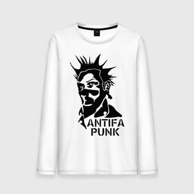 Мужской лонгслив хлопок с принтом Antifa punk , 100% хлопок |  | антифа | антифа панк | антифашизм | антифашистское движение | одесса | против фашизма | фашизм