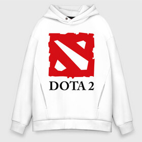 Мужское худи Oversize хлопок с принтом Logo Dota 2 , френч-терри — 70% хлопок, 30% полиэстер. Мягкий теплый начес внутри —100% хлопок | боковые карманы, эластичные манжеты и нижняя кромка, капюшон на магнитной кнопке | dota | dota 2 | media | дота | дота 2 | игры | компьютерные игры