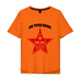 Мужская футболка хлопок Oversize с принтом Die toten hosen , 100% хлопок | свободный крой, круглый ворот, “спинка” длиннее передней части | heavy metal | metal | rock | trash metal | звезда | метал | металл | рок | трэш метал | хеви метал | череп