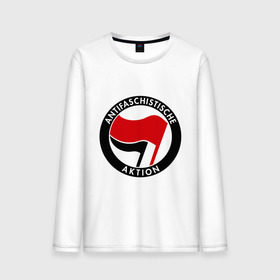 Мужской лонгслив хлопок с принтом Antifa (1) , 100% хлопок |  | antifa | антифа | антифашизм | антифашистское движение | знак антифа | против фашизма | фашизм