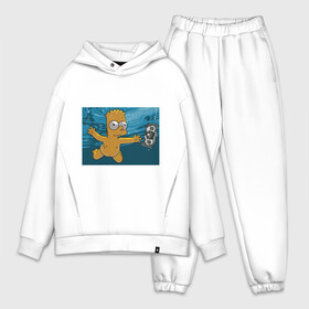 Мужской костюм хлопок OVERSIZE с принтом Nevermind (Simpsons) ,  |  | nevermind | nevermind simpsons | nirvana | nirvana nevermind | rock | simpsons | нирвана | нирвана nevermind | нирвана симпсонс | ребенок | рок | символика nirvana | символика нирвана | симпсонс