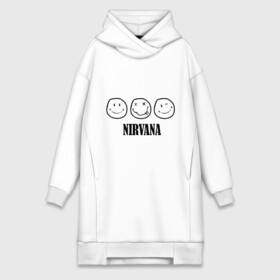Платье-худи хлопок с принтом Nirvana(2) ,  |  | nirvana | rock | нирвана | ребенок | рок | символика nirvana | символика нирвана