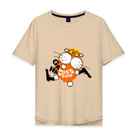 Мужская футболка хлопок Oversize с принтом Хомяк гангстер , 100% хлопок | свободный крой, круглый ворот, “спинка” длиннее передней части | gangsta | gangsta hamster | гангстер | ганста хомяк | грызуны | домашние животные | животные | хомяк | хомячок