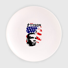 Тарелка с принтом боксер Mike Tyson , фарфор | диаметр - 210 мм
диаметр для нанесения принта - 120 мм | boxing