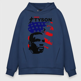 Мужское худи Oversize хлопок с принтом боксер Mike Tyson , френч-терри — 70% хлопок, 30% полиэстер. Мягкий теплый начес внутри —100% хлопок | боковые карманы, эластичные манжеты и нижняя кромка, капюшон на магнитной кнопке | Тематика изображения на принте: boxing