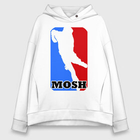 Женское худи Oversize хлопок с принтом Mosh (1) , френч-терри — 70% хлопок, 30% полиэстер. Мягкий теплый начес внутри —100% хлопок | боковые карманы, эластичные манжеты и нижняя кромка, капюшон на магнитной кнопке | hard | hardcor | hardcore | hardstyle | rock | рок | хард | хард рок