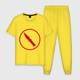 Мужская пижама хлопок с принтом TF2: Spy , 100% хлопок | брюки и футболка прямого кроя, без карманов, на брюках мягкая резинка на поясе и по низу штанин
 | тим фортресс | шпион