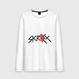 Мужской лонгслив хлопок с принтом Skrillex , 100% хлопок |  | музыка | электро | электронная