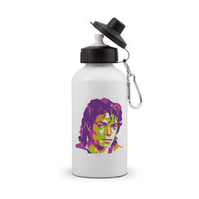 Бутылка спортивная с принтом Michael Jackson полноцвет , металл | емкость — 500 мл, в комплекте две пластиковые крышки и карабин для крепления | jackson | michael | michael jackson | pop | джексон | знаменитость | майкл | майкл джексон | певец | поп | портрет