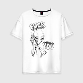 Женская футболка хлопок Oversize с принтом Пол Секретный материальчик , 100% хлопок | свободный крой, круглый ворот, спущенный рукав, длина до линии бедер
 | paul | секретный инопланетянин