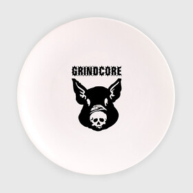 Тарелка 3D с принтом Grindcore (pig) , фарфор | диаметр - 210 мм
диаметр для нанесения принта - 120 мм | Тематика изображения на принте: grindcore | gringcore | metal | rock | trash | гpайндкор | метал | рок музыка | треш | трэш