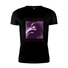 Мужская футболка премиум с принтом Michael Jackson с шляпой , 92% хлопок, 8% лайкра | приталенный силуэт, круглый вырез ворота, длина до линии бедра, короткий рукав | mj | исполнитель | майкл джексон | музыка | певец | поп музыка