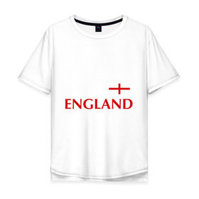 Мужская футболка хлопок Oversize с принтом Сборная Англии - 10 , 100% хлопок | свободный крой, круглый ворот, “спинка” длиннее передней части | англия | руни | сборная англии | флаг англии | футбол