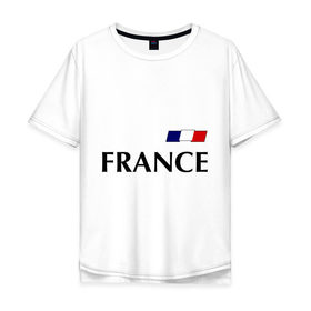 Мужская футболка хлопок Oversize с принтом Сборная Франции - 8 , 100% хлопок | свободный крой, круглый ворот, “спинка” длиннее передней части | football | сборная франции | франция | футбол