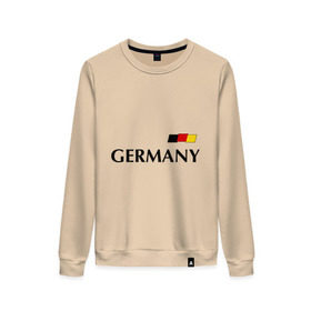 Женский свитшот хлопок с принтом Сборная Германии - 7 , 100% хлопок | прямой крой, круглый вырез, на манжетах и по низу широкая трикотажная резинка  | football | германия | сборная германии | футбол | швайнштайгер