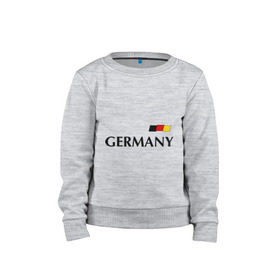 Детский свитшот хлопок с принтом Сборная Германии - 13 , 100% хлопок | круглый вырез горловины, эластичные манжеты, пояс и воротник | football | германия | мюллер | сборная германии | футбол