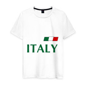 Мужская футболка хлопок с принтом Сборная Италии - 10 , 100% хлопок | прямой крой, круглый вырез горловины, длина до линии бедер, слегка спущенное плечо. | football | италия | сборная италии