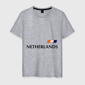 Мужская футболка хлопок с принтом Нидерланды - Уэсли Снейдер 10 (Snaijder) , 100% хлопок | прямой крой, круглый вырез горловины, длина до линии бедер, слегка спущенное плечо. | Тематика изображения на принте: football | голландия | нидерланды | сборная нидерланд | снейдер