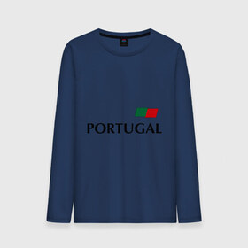 Мужской лонгслив хлопок с принтом Сборная Португалии - 10 , 100% хлопок |  | football | португалия | сборная португалии