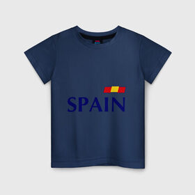 Детская футболка хлопок с принтом Сборная Испании - 9 , 100% хлопок | круглый вырез горловины, полуприлегающий силуэт, длина до линии бедер | football евро 2016 euro2016 euro 2016 | евро 2012 | испания | сборная испании