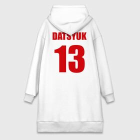 Платье-худи хлопок с принтом Detroit Red Wings Pavel Datsyuk   Павел Дацюк ,  |  | нхл