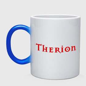 Кружка хамелеон с принтом therion logo , керамика | меняет цвет при нагревании, емкость 330 мл | Тематика изображения на принте: heavy metal | metal | rock | trash metal | метал | металл | рок | рок группа | рок группы | трэш метал | хеви метал