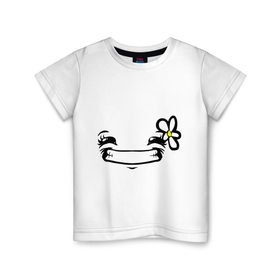 Детская футболка хлопок с принтом Super Meat Girl : Face , 100% хлопок | круглый вырез горловины, полуприлегающий силуэт, длина до линии бедер | meat girl | smile | девушкам | рожица | смайл | улыбка