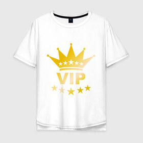 Мужская футболка хлопок Oversize с принтом VIP золото , 100% хлопок | свободный крой, круглый ворот, “спинка” длиннее передней части | dj | rnb | vip золото | клубная музыка | клубные