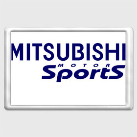 Магнит 45*70 с принтом mini logo mitsubishi , Пластик | Размер: 78*52 мм; Размер печати: 70*45 | Тематика изображения на принте: 
