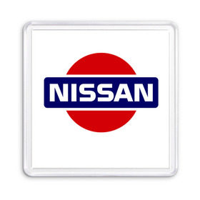 Магнит 55*55 с принтом mini logo nissan , Пластик | Размер: 65*65 мм; Размер печати: 55*55 мм | 